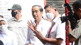 Presiden Jokowi di Balikpapan: BSU untuk BPJS Ketenagakerjaan