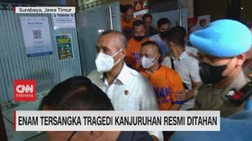 VIDEO: Enam Tersangka Tragedi Kanjuruhan Resmi DItahan