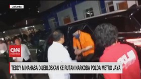 VIDEO: Teddy Minahasa Dijebloskan ke Rutan Narkoba Polda Metro