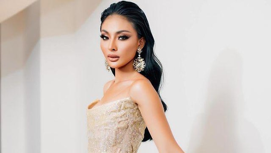 7 Foto Cantik Andina Julie Raih Runner Up 2 Miss Grand International 2022