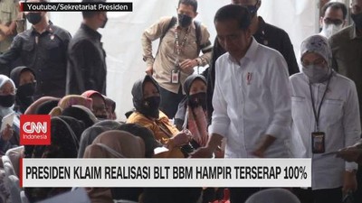 img-title VIDEO: Presiden Klaim Realisasi BLT BBM Hampir Terserap 100%
