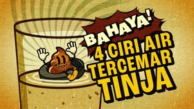 INFOGRAFIS: Awas Bahaya, 4 Ciri Air Tercemar Tinja