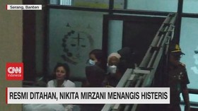 VIDEO: Resmi Ditahan, Nikita Mirzani Menangis Histeris