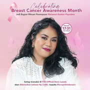 Peringati Bulan Kesadaran Kanker Payudara, YOU Beauty Luncurkan Kampanye #YOUnitedInPink