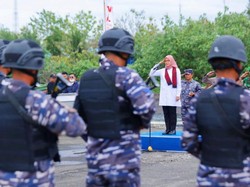 Simulasi Skenario Pengamanan Jelang KTT G20 Digelar di Dermaga Tanjungwangi