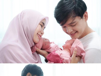5 Potret Gemas Anisa Rahma Asuh Anak Kembar, Masih Merasa Seperti Mimpi