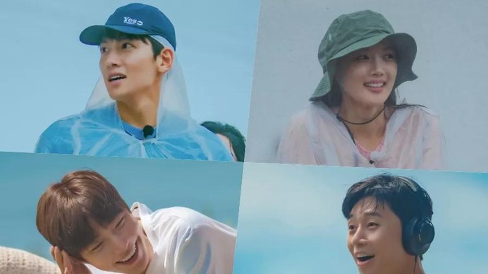 Syuting di base camp Boryeong, ketiga tim bermain aneka permainan menyenangkan. Pemenang game tersebut akan mendapatkan anggaran makan malam terbanyak dibanding tim lain./ Foto: soompi.com