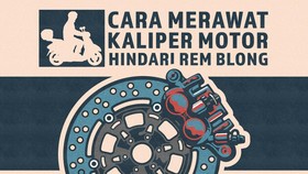 INFOGRAFIS: Cara Merawat Kaliper Motor Hindari Rem Blong