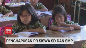 VIDEO: Penghapusan PR Siswa SD dan SMP di Surabaya