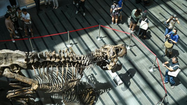 FOTO: Saat T-Rex Mampir di Singapura