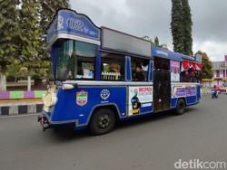 Naik Bus Gatrik di Ciamis Diskon Selama Porprov Jabar Digelar