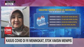 VIDEO: Kasus Covid di RI Meningkat, Stok Vaksin Menipis