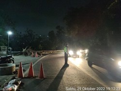 Jalan Jogja-Wonosari Piyungan Longsor, Polisi Buka Tutup Arus Lalin