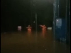 Banjir di Jalan Karya Bakti Medan Johor Sudah Surut