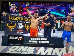Debut Manis Benedicto Athens di One Pride MMA
