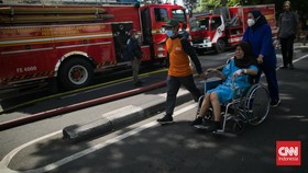 RSUD Palabuhanratu Terbakar, Pasien Berhamburan Keluar