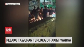 VIDEO: Pelaku Tawuran Terluka Dihakimi Warga
