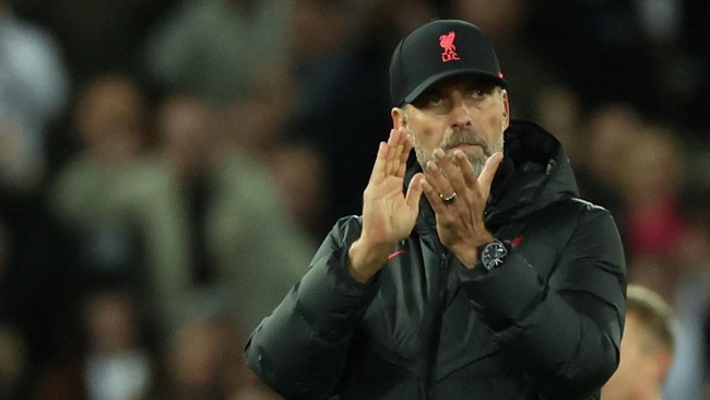 Jurgen Klopp diliputi rasa frustrasi menjelang pertandingan pekan ke-30 Liga Inggris 2022/2023 antara Liverpool versus Arsenal, Minggu (9/4).
