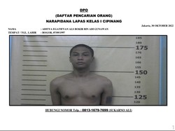 Jadi DPO, Ini Tampang Bokir Napi Bandar Narkoba Kabur dari LP Cipinang