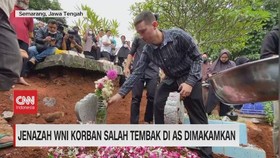 VIDEO: Jenazah WNI Korban Salah Tembak di Amerika Dimakamkan