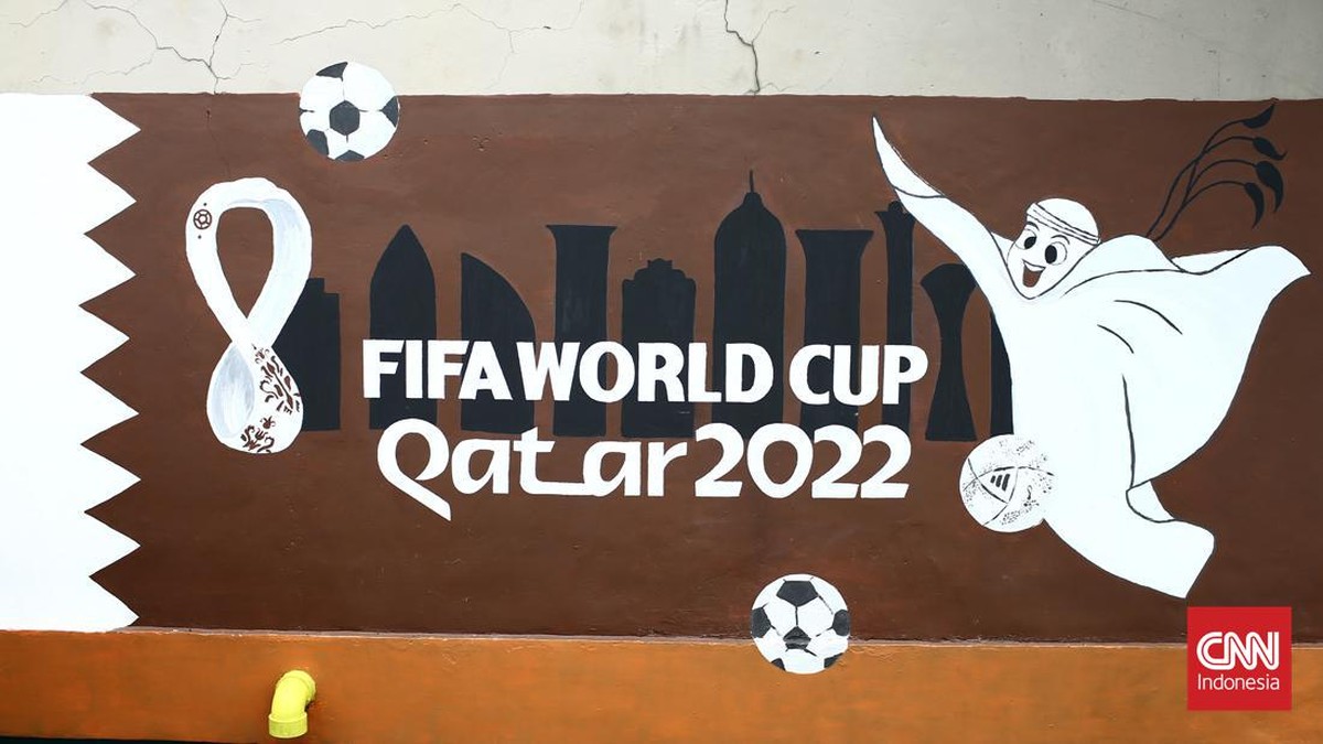 FOTO: Kampung Piala Dunia Sambut Pesta Bola 2022