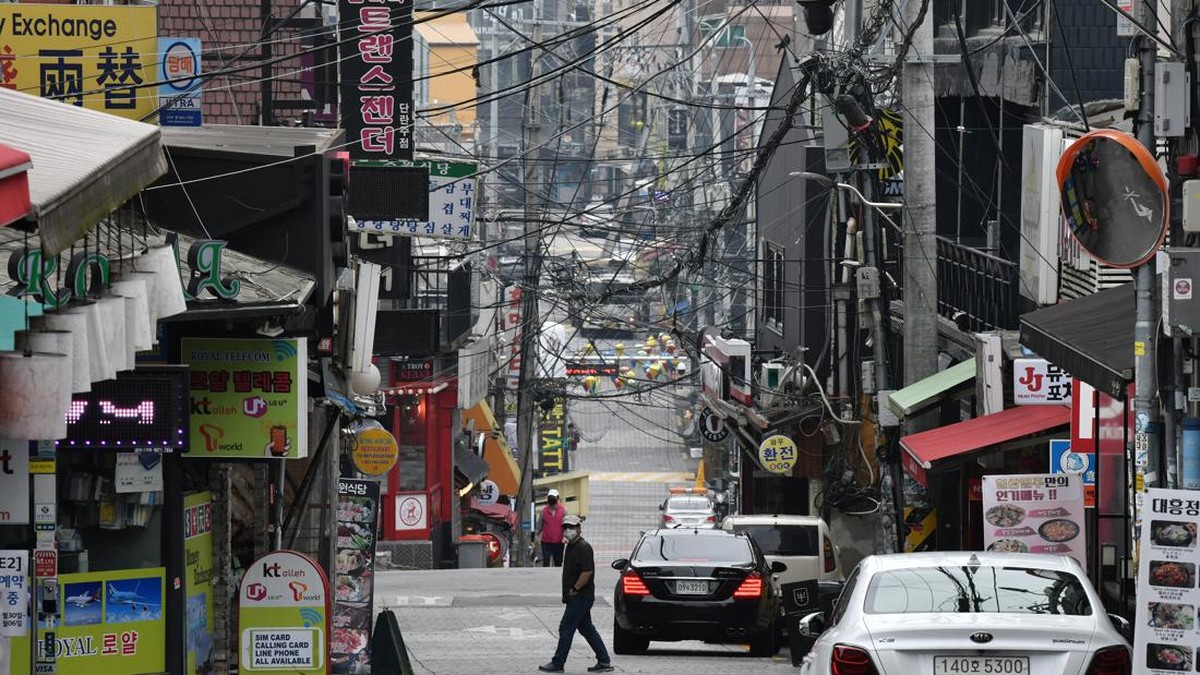FOTO: Wajah Wisata Malam Itaewon Sebelum Tragedi Maut Halloween
