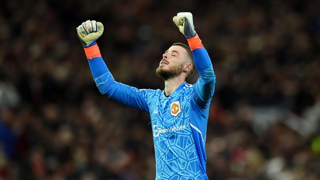 David de Gea menyampaikan pesan perpisahan setelah resmi meninggalkan Manchester United pada Sabtu (8/7) malam WIB.