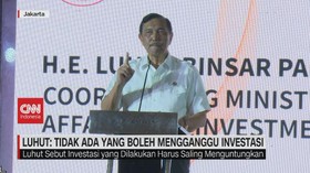 VIDEO: Menko Luhut Apresiasi Keberlanjutan Investasi Tiongkok