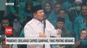 VIDEO: Prabowo: Deklarasi Capres Gampang, Yang Penting Menang