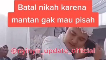 img-title Heboh Pengantin Pria Batal Nikah karena Mantan Nangis & Meluk, Begini Faktanya