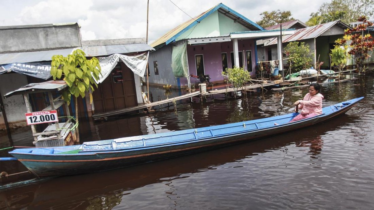 FOTO: Banjir Rendam Kotawaringin Barat Kalteng Sebulan Terakhir
