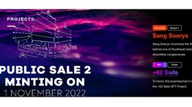 Cara Minting NFT +62 Sails di Public Sale 2 TRINVI