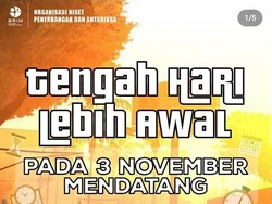 Datang Lebih Awal, Ini Daftar Waktu Tengah Hari Semarang-Solo-Jogja 3 November