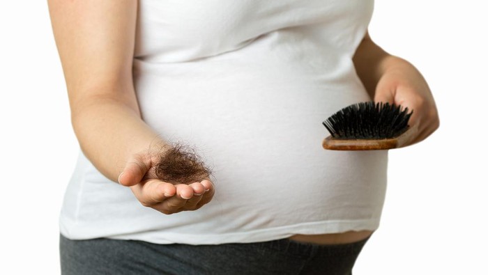 Ilustrasi Rambut Ibu Hamil Rontok