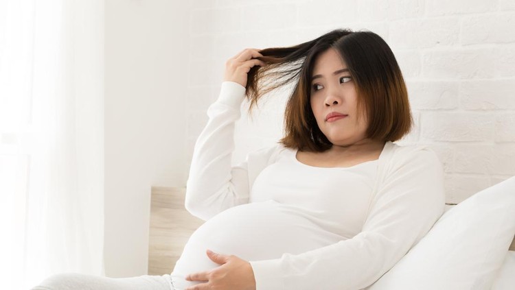 Ilustrasi Rambut Ibu Hamil Rontok