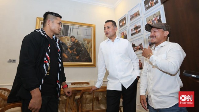 Jeka Saragih mengaku cuma mendapatkan dukungan dari Wakil Gubernur Sumatera Utara (Sumut) Musa Rajekshah jelang semifinal Road to UFC.