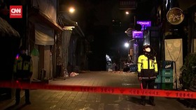 VIDEO: Situasi Terkini di Lokasi Tragedi Halloween Itaewon Korsel