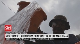 VIDEO: 70% Sumber Air Minum di Indonesia Tercemar Tinja