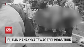 VIDEO: Ibu dan Anak Tewas Terlindas Truk