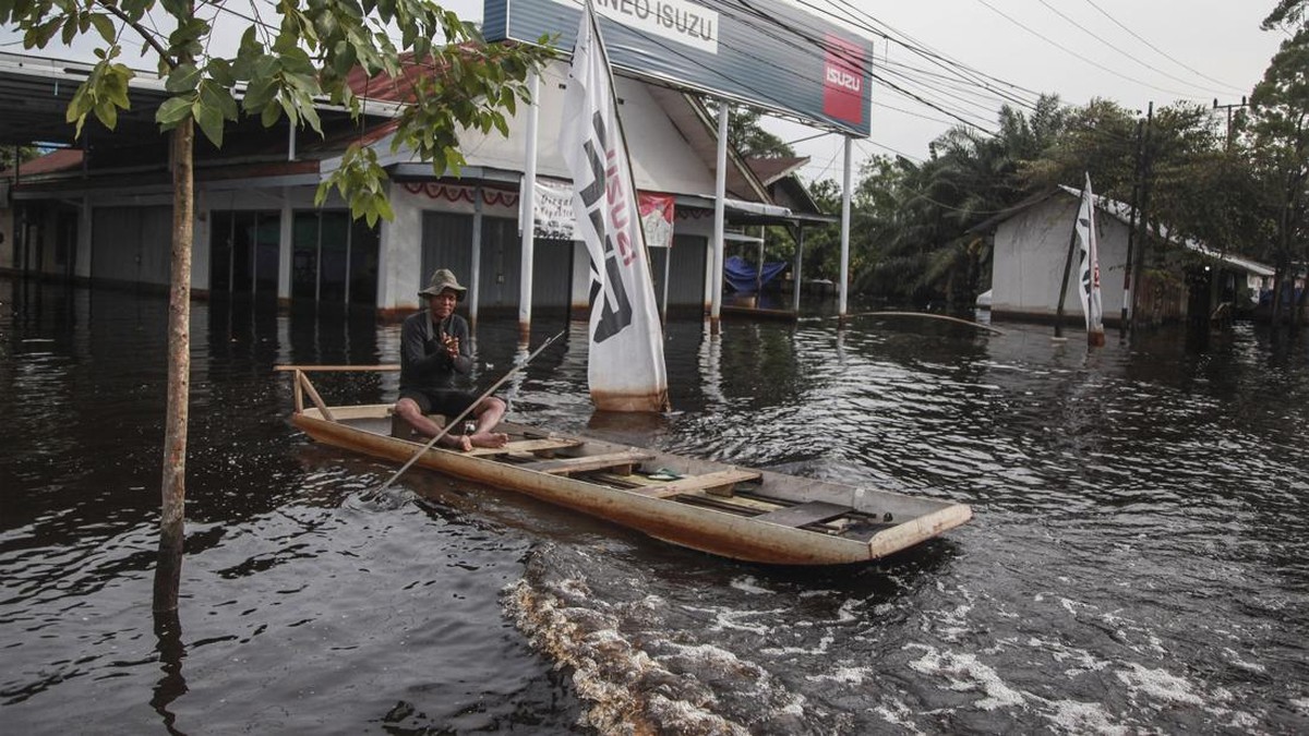 FOTO: Banjir di Kota Pangkalan Bun