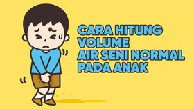 INFOGRAFIS: Cara Hitung Volume Air Seni Normal pada Anak