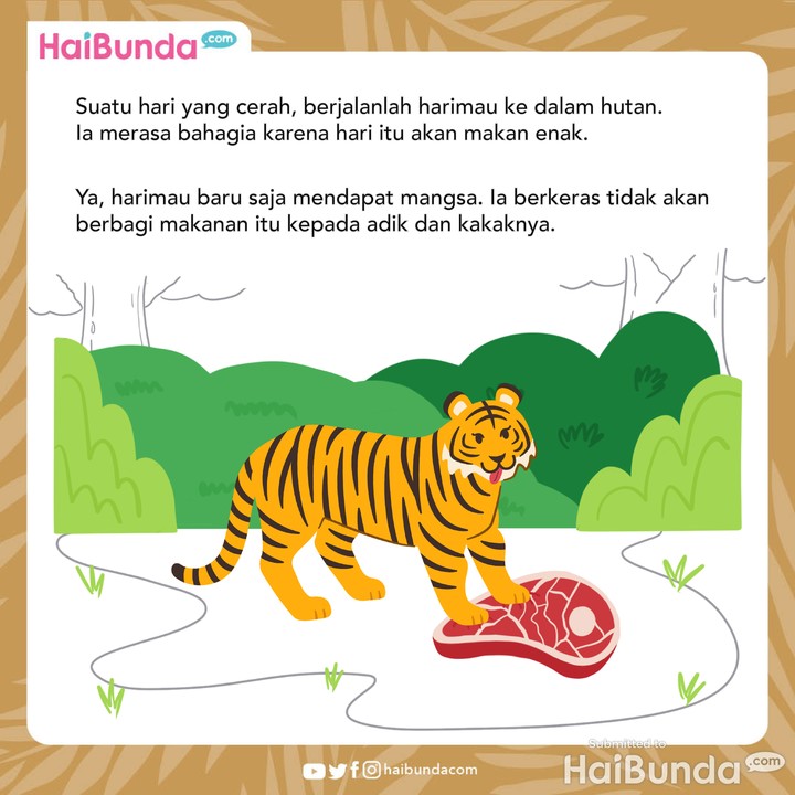 Dongeng Nusantara: Harimau Termakan Rayuan Buaya