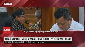 VIDEO: Emosi Ibu Yosua Meledak Bertemu Kuat Ma'ruf