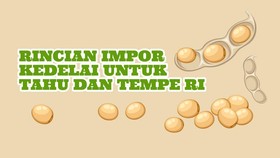 INFOGRAFIS: Rincian Impor Kedelai untuk Tahu dan Tempe RI