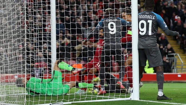 Liverpool berhasil mengalahkan Napoli dalam laga Liga Champions di Anfield, Rabu (2/11) dini hari WIB.