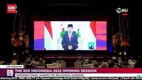 VIDEO: Jokowi Sebut Kerja Sama Berbagai Tokoh Agama Penting