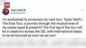 VIDEO: Taylor Swift Umumkan The Eras Tour di AS pada 2023