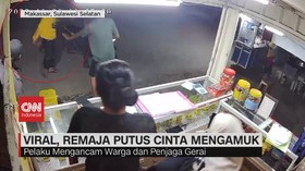 VIDEO: Viral, Remaja Putus Cinta Mengamuk