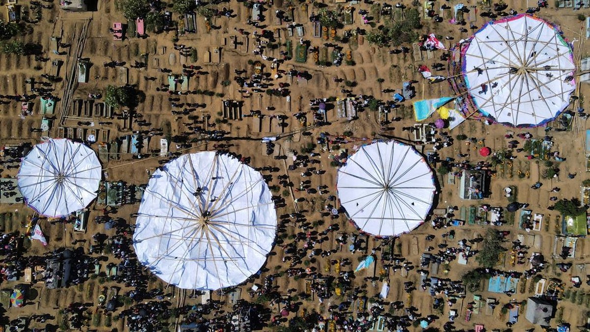FOTO: Festival Layang-layang Raksasa untuk Hormati Arwah di Guatemala