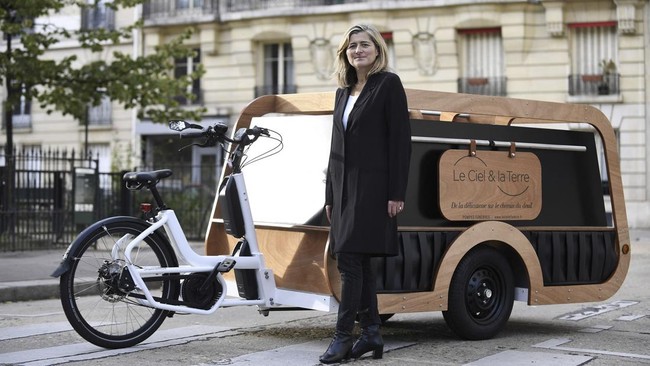 FOTO: Corbicyclette, Kendaraan Jenazah Ramah Lingkungan dari Paris